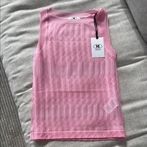 Missoni Pink Sleeveless Top small new with tags $700